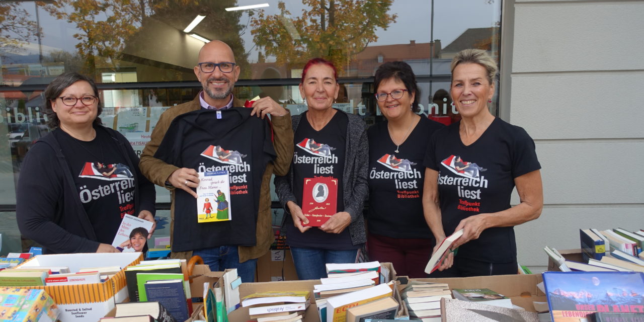 Aktion „Österreich liest“: Ansturm der Leseratten in der Stadtbibliothek 