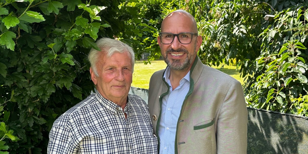 Geburtstagsgratulation Franz Rupp (80)