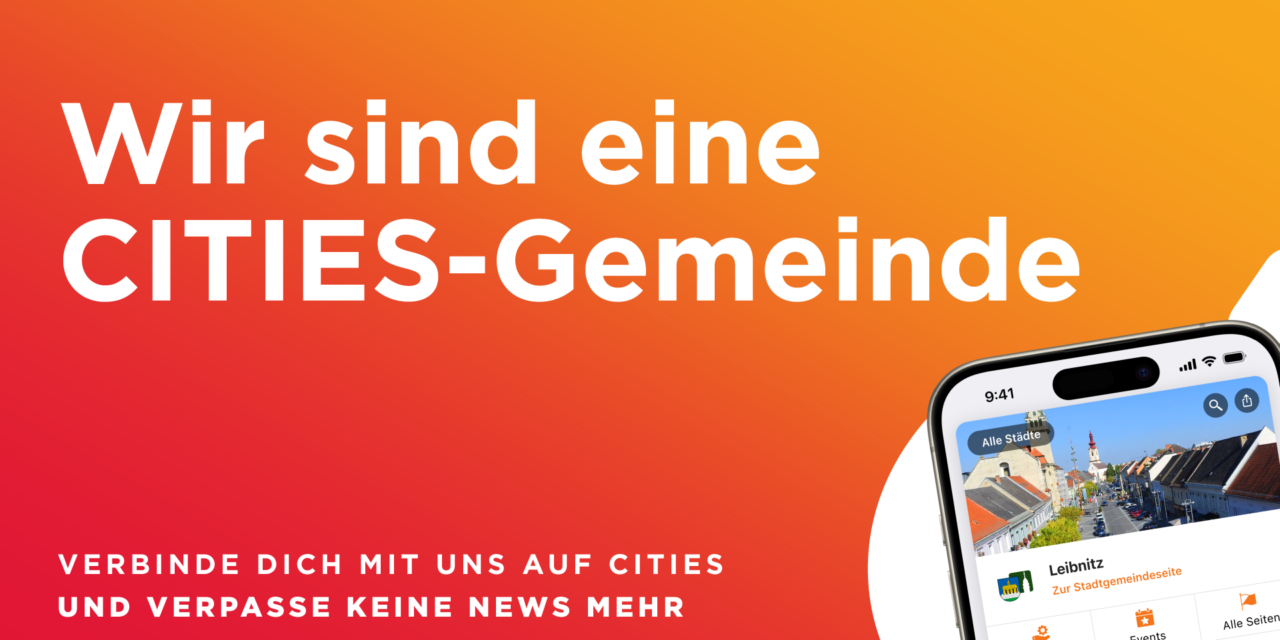 CITIES App jetzt auch in Leibnitz