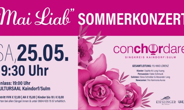 Chor Conchoradare lädt zum Sommerkonzert