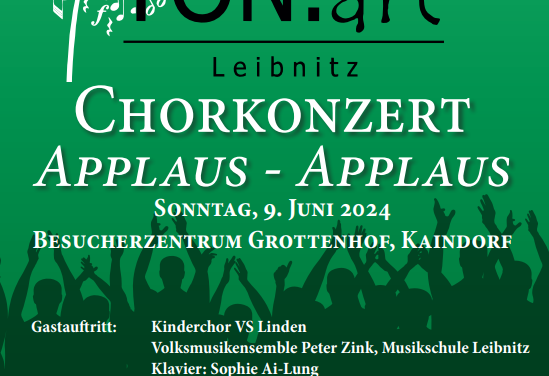 Chor TON.art Leibnitz lädt zu seinem Sommerkonzert