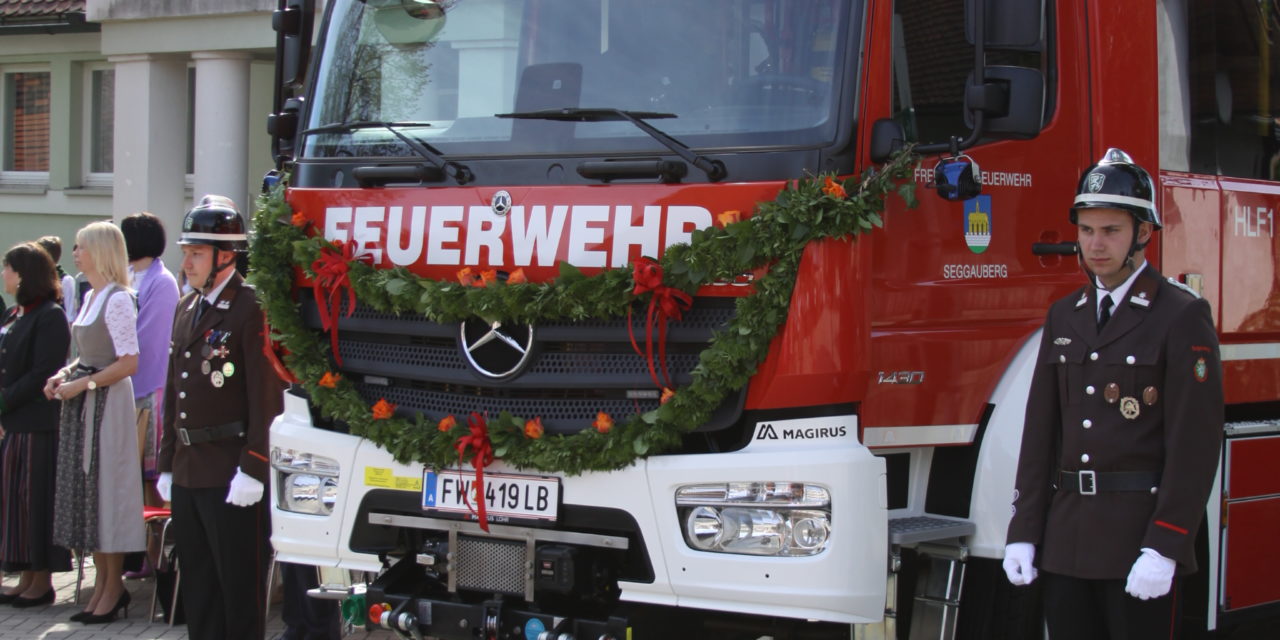 Segnung eines neuen Hilfeleistungsfahrzeuges der FF Seggauberg