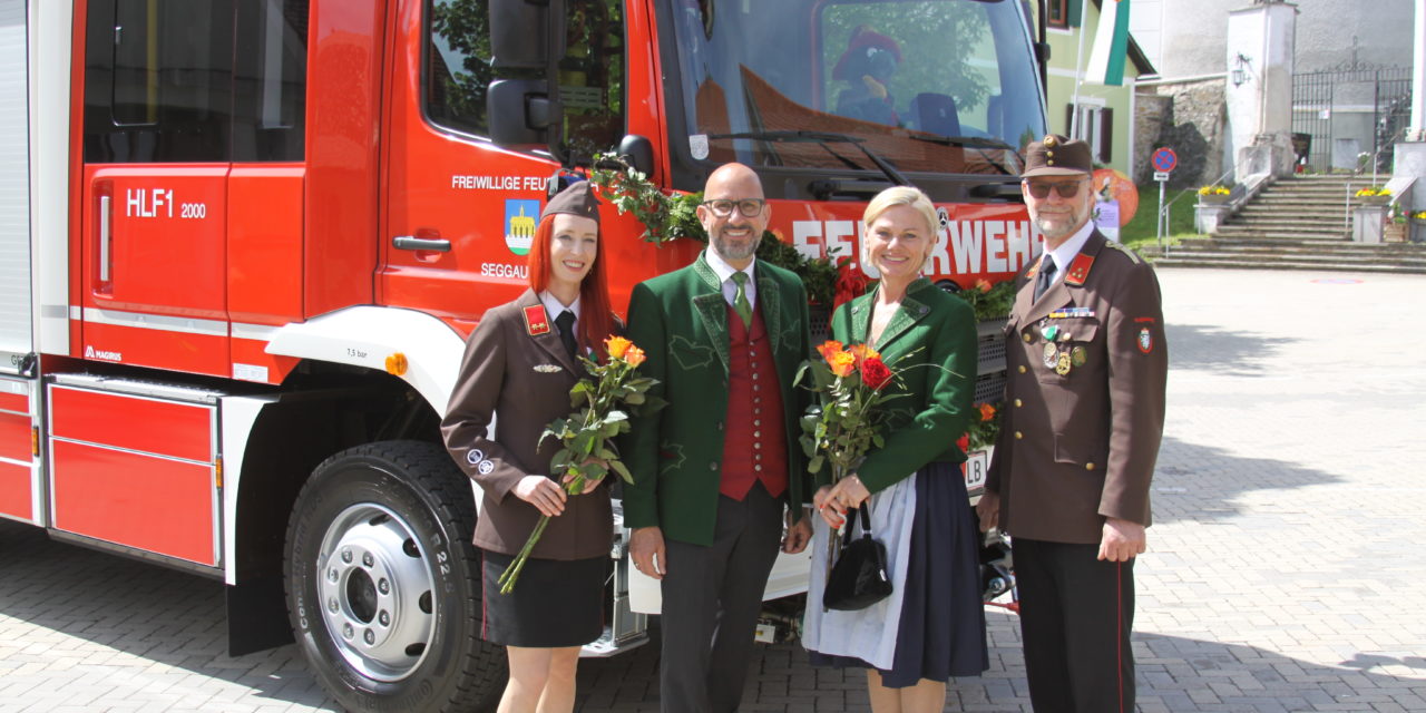 Segnung eines neuen Hilfeleistungsfahrzeuges der FF Seggauberg