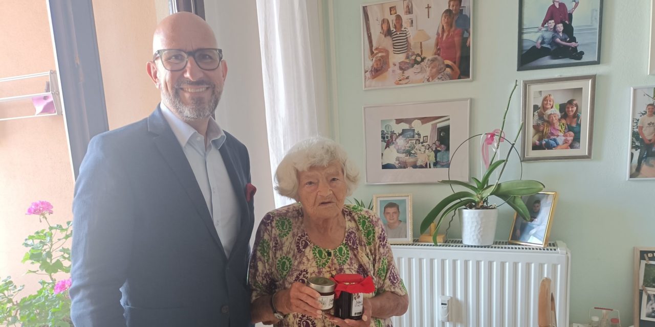 Geburtstagsgratulation Klara Schlag (93)