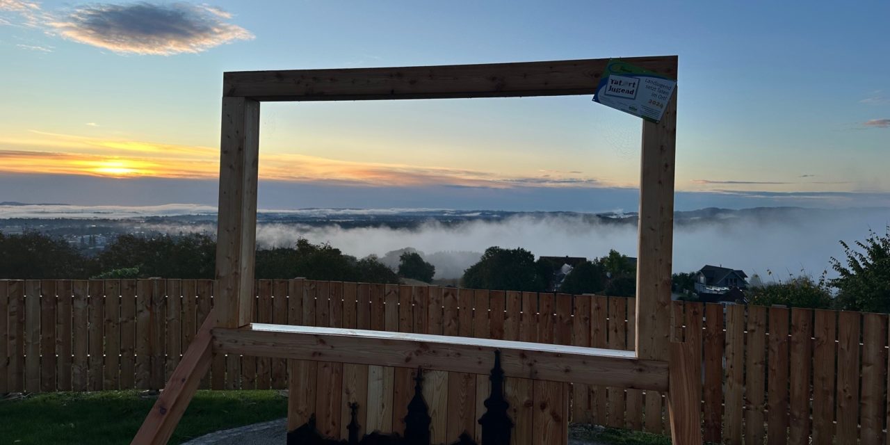 Eröffnung des Aussichtsplatzes am Seggauberg „A guade Sicht“