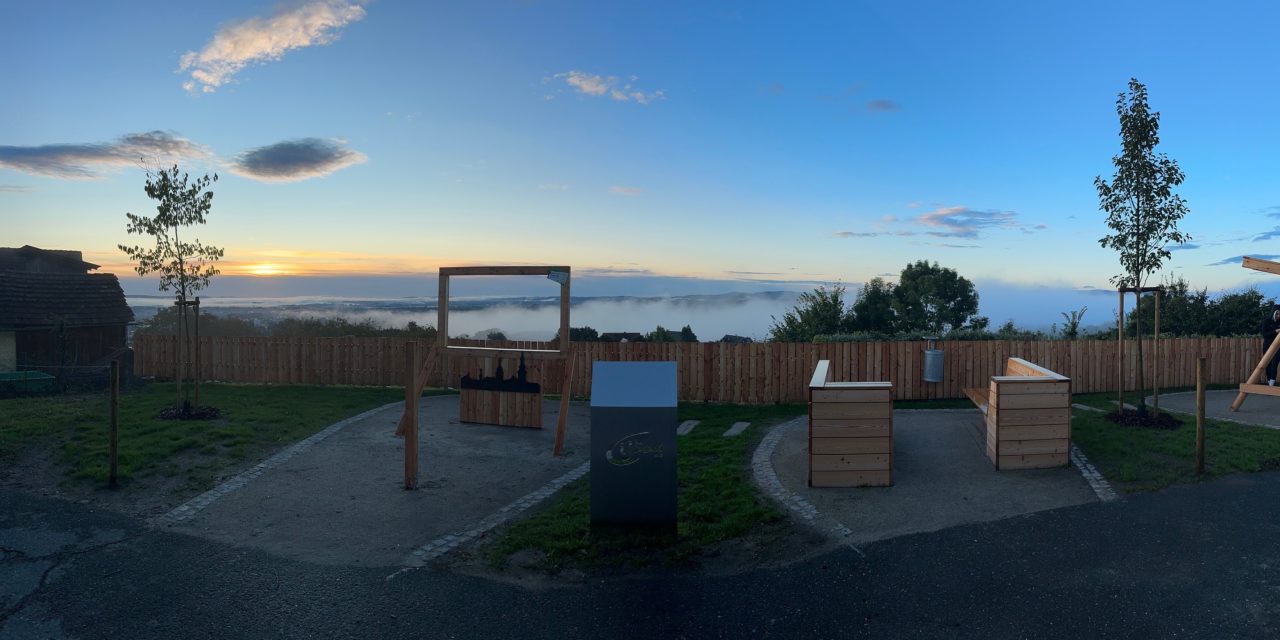 Eröffnung des Aussichtsplatzes am Seggauberg „A guade Sicht“