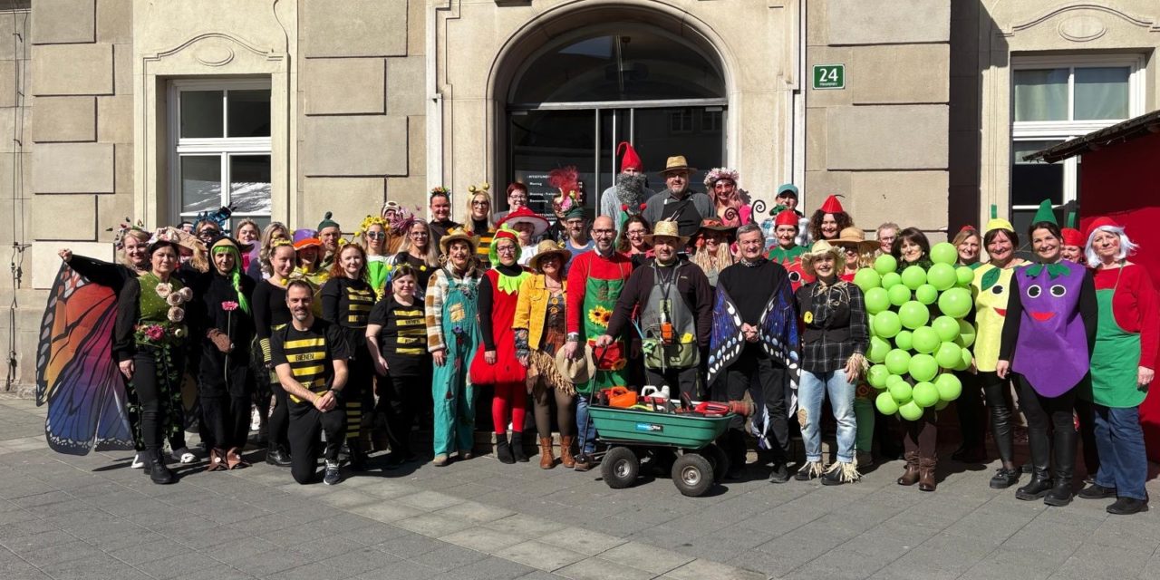 Närrisches Treiben am Leibnitzer Hauptplatz