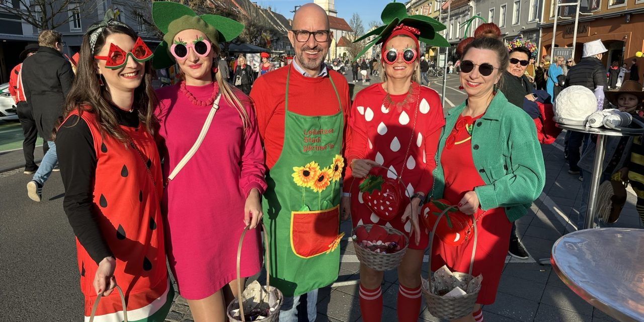 Närrisches Treiben am Leibnitzer Hauptplatz