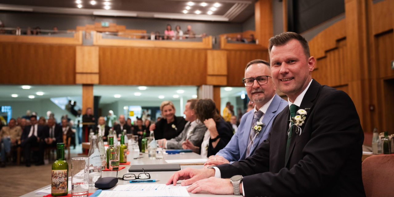 Konstituierende Sitzung des Gemeinderates: Daniel Kos ist neuer Bürgermeister der Stadt Leibnitz