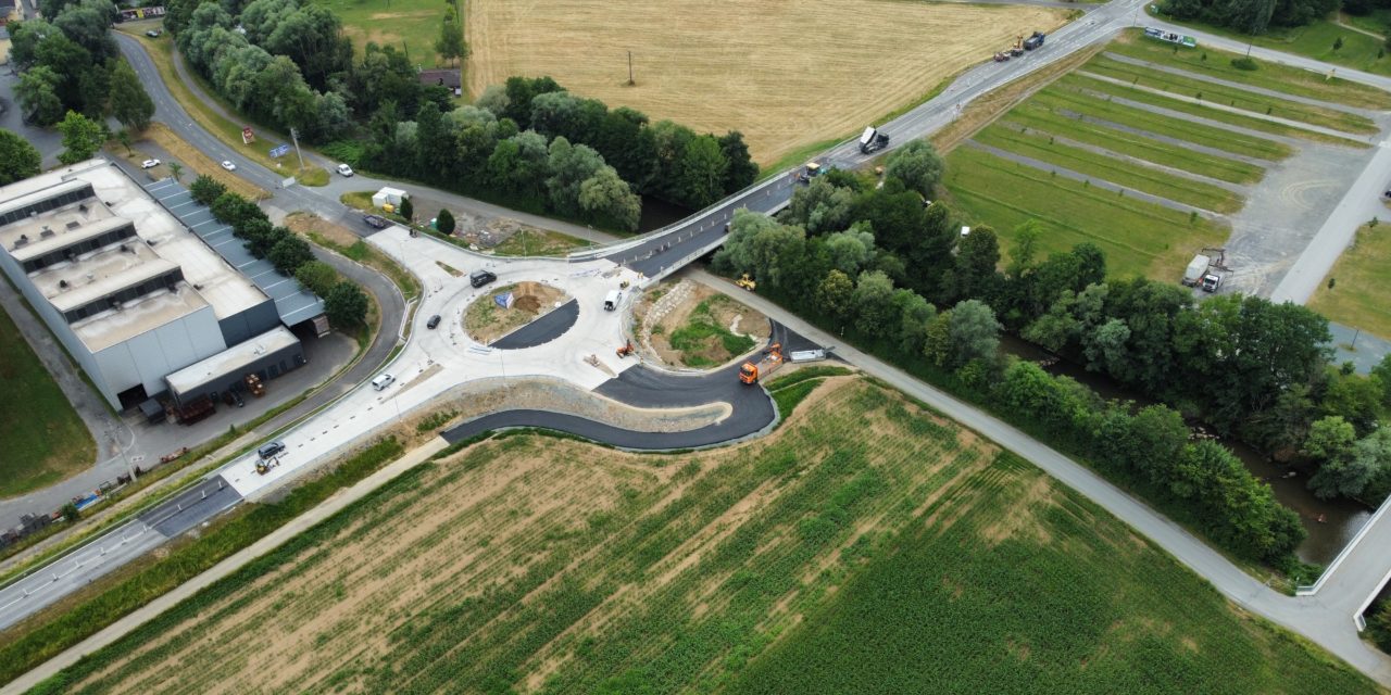 Bauvorhaben bei Grottenhof-Kreuzung ist fertig!