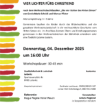 Stadtbibliothek & Ludothek Leibnitz: VIER LICHTER FÜRS CHRISTKIND
