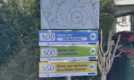 Neue Beschilderungen laden zum Zu-Fuß-Gehen in Leibnitz ein