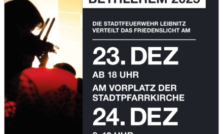 Stadtfeuerwehr Leibnitz: Friedenslicht 2025