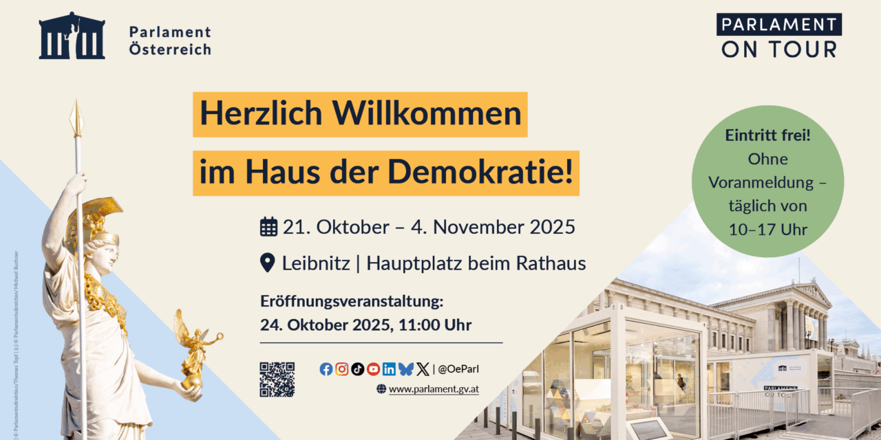 Parlament on Tour: Das Hohe Haus auf Reisen