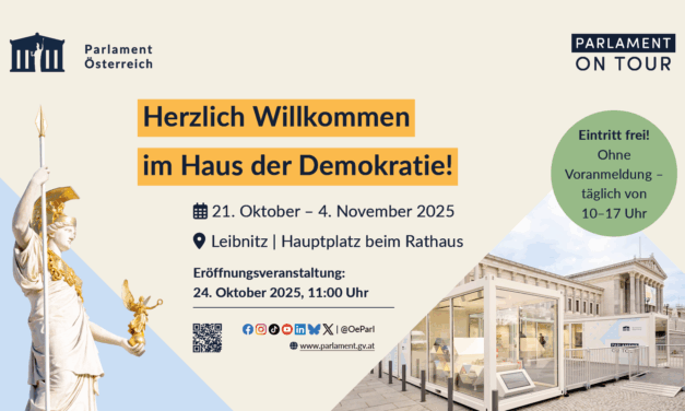 Parlament on Tour: Das Hohe Haus auf Reisen