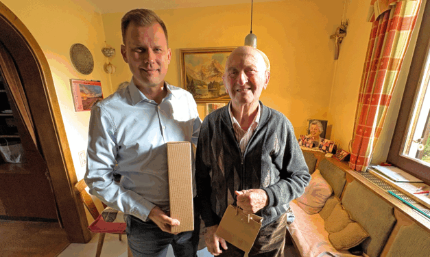 Geburtstagsgratulation Heinz Polz (95)