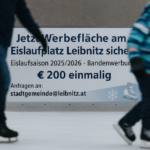 Jetzt Werbefläche am Eislaufplatz Leibnitz sichern!