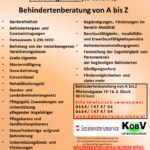 Behindertenberatung Sprechtagstermine Herbst 2026