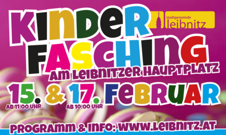 Fasching in Leibnitz: Hauptplatz wird an zwei Tagen zum Treffpunkt für große und kleine Faschingsnarren