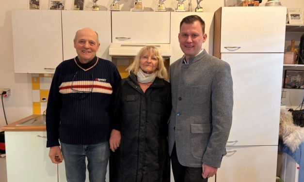 Geburtstagsgratulation Ingrid und Johann Nistl (beide 75)