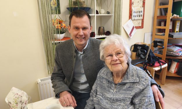 Geburtstagsgratulation Berta Auguste Weber (95)