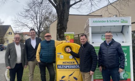 Moderne Sammlung von Altspeiseölen und Fetten