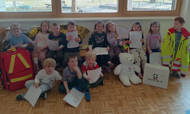 Erste-Hilfe-Kurs im Naturparkkindergarten Kaindorf