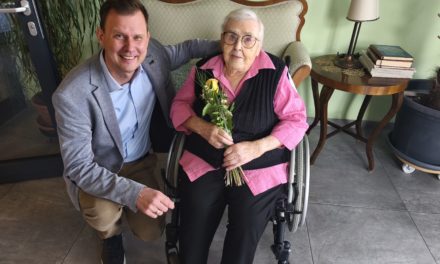 Geburtstagsgratulation Maria Theresia Wallner (95)