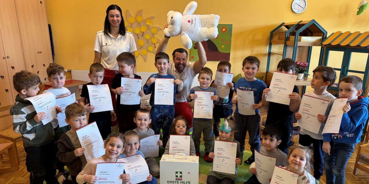 Erste-Hilfe-Kurs im Naturparkkindergarten Kaindorf