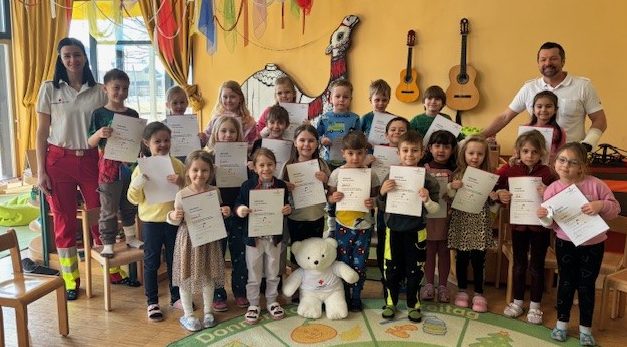 Erste-Hilfe-Kurs im Naturparkkindergarten Kaindorf