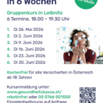 Gruppenkurs in Leibnitz: Nikotinfrei in 6 Wochen