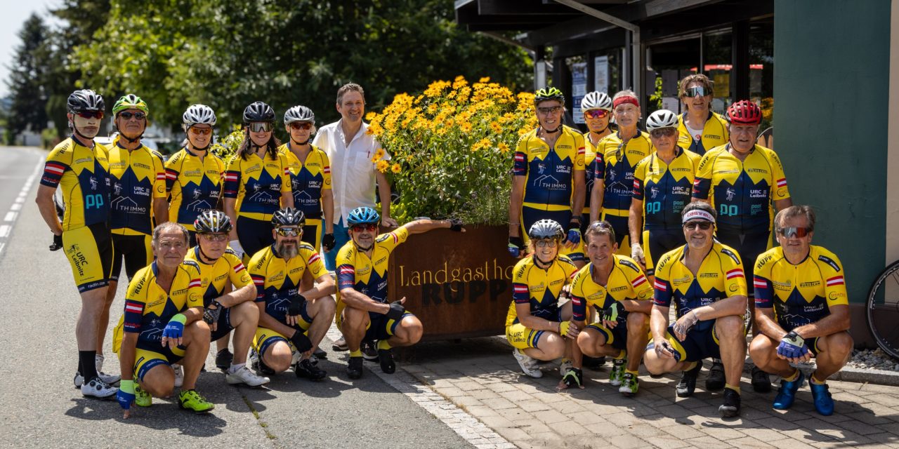 Auf zwei Rädern durch die Region: Union Radclub Leibnitz feiert Jubiläum