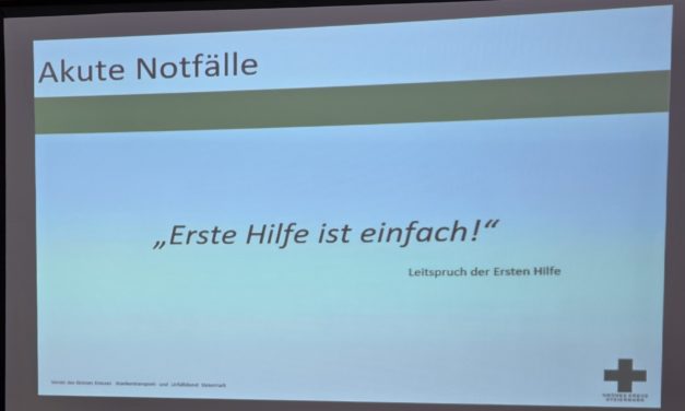 Erste Hilfe ist einfach! – Fortbildung für Gemeindebedienstete