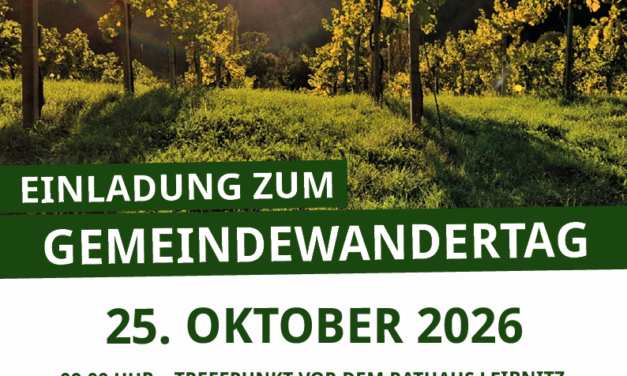 Einladung zum Gemeindewandertag am 25. Oktober 2026