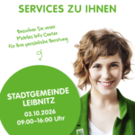 Am 3. Oktober macht das mobile E-Steiermark Info Center Halt am Leibnitzer Hauptplatz