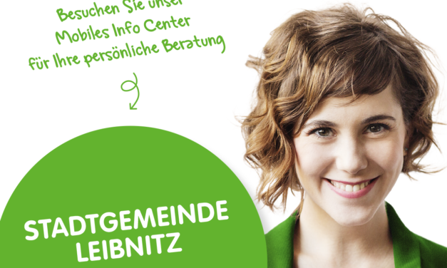 Am 3. Oktober macht das mobile E-Steiermark Info Center Halt am Leibnitzer Hauptplatz