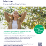 Mentalen Gesundheitswochen der ÖGK noch bis 23. Oktober