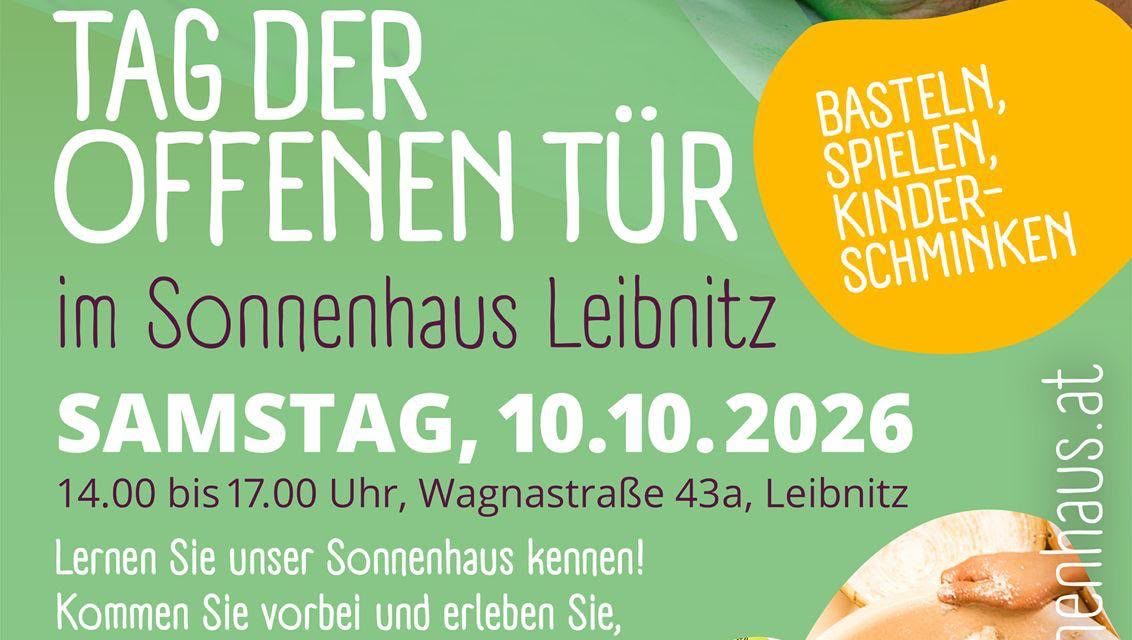 Tag der offenen Tür im Sonnenhaus Leibnitz