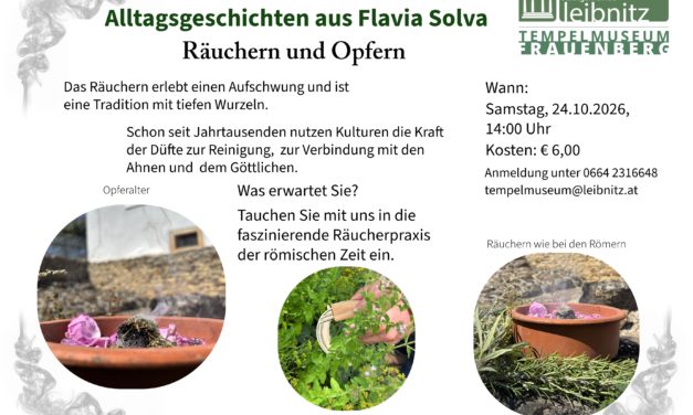 Kulturwochenende im Tempelmuseum Frauenberg