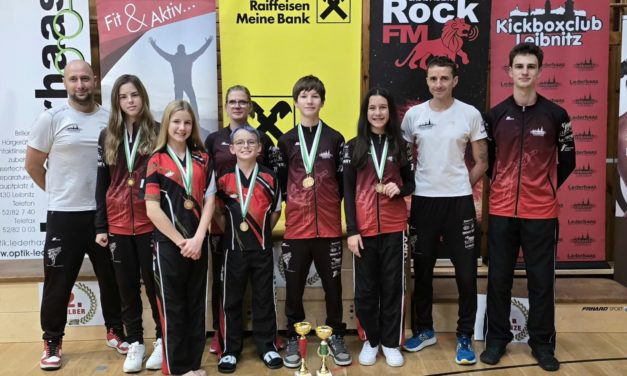 Erfolgreicher Alpe-Adria Nachwuchscup: ASKÖ Kickbox-Club Leibnitz holt acht Medaillen
