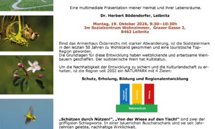 60+ Treff: Präsentation von Herbert Bödendorfer